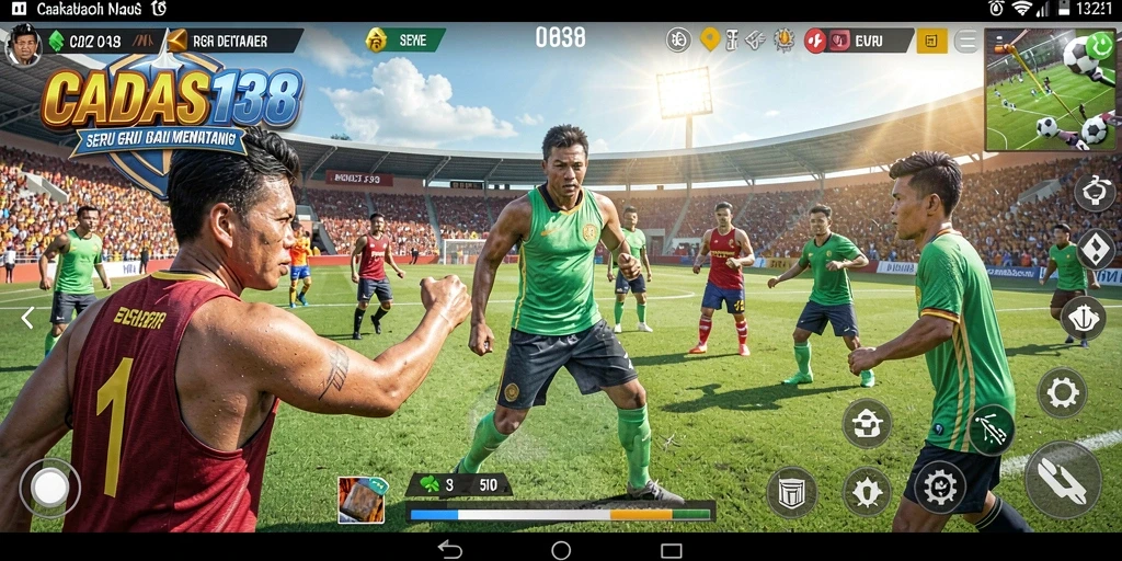 Gameplay menarik dari CADAS138 yang menampilkan aksi olahraga yang dinamis.
