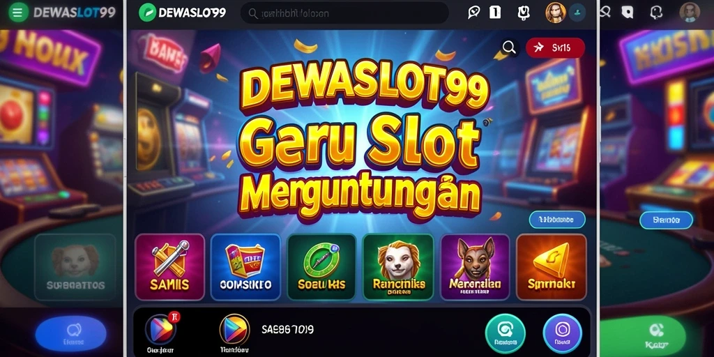 Tampilan gameplay DEWASLOT99 yang menarik dan penuh warna.