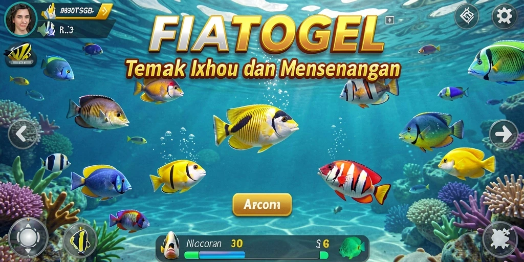 Tampilan gameplay <strong>FIATOGEL</strong> yang seru dan penuh aksi Tembak Ikan.