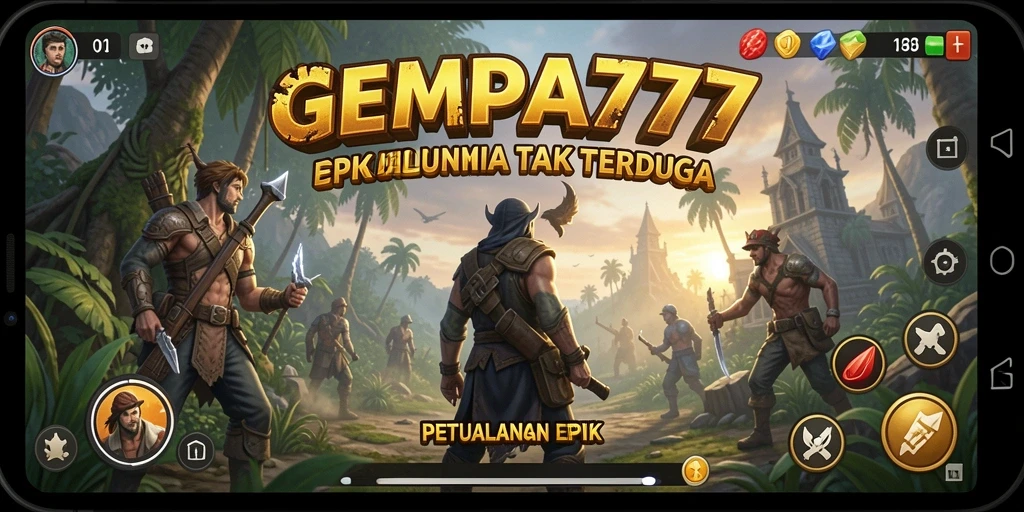 Tangkapan layar menampilkan gameplay seru di dunia petualangan.