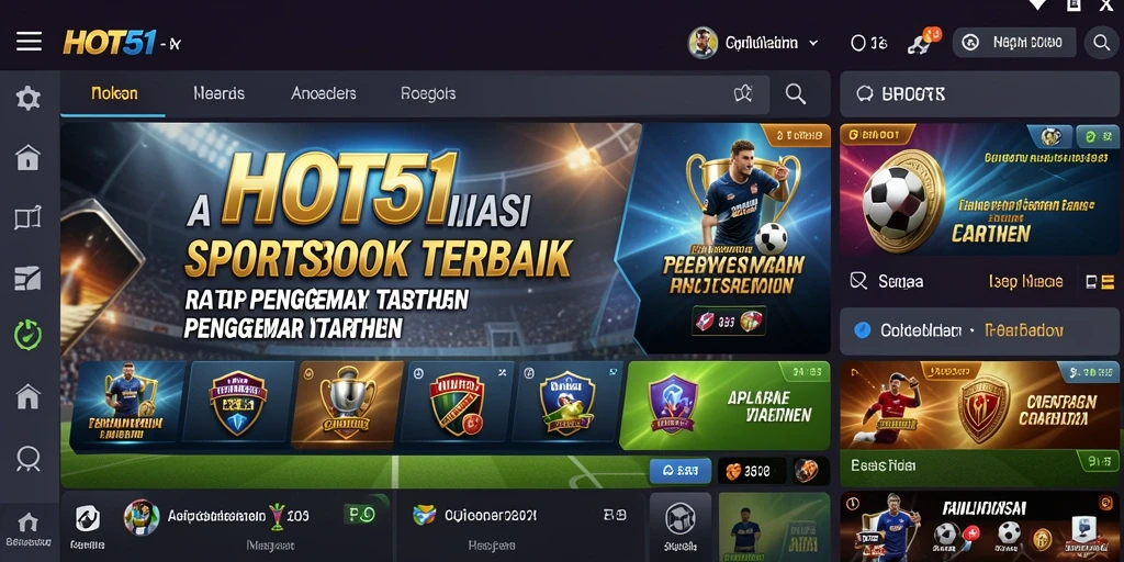 Tampilan menarik dari gameplay HOT51 dalam taruhan olahraga.