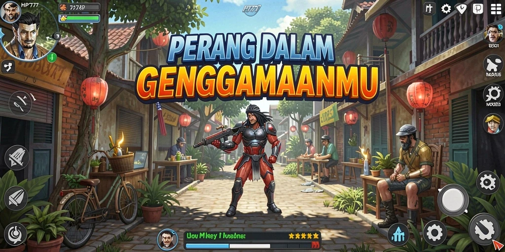Tampilan gameplay HP777 yang menegangkan dan mendebarkan.
