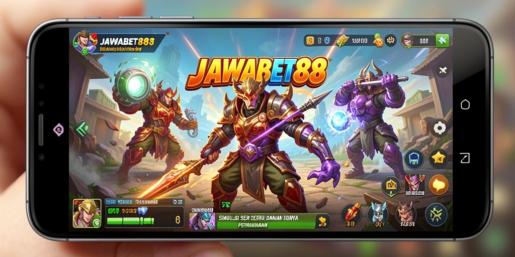 Tampilan gameplay menarik dari JAWABET88 dengan elemen simulasi yang realistis.