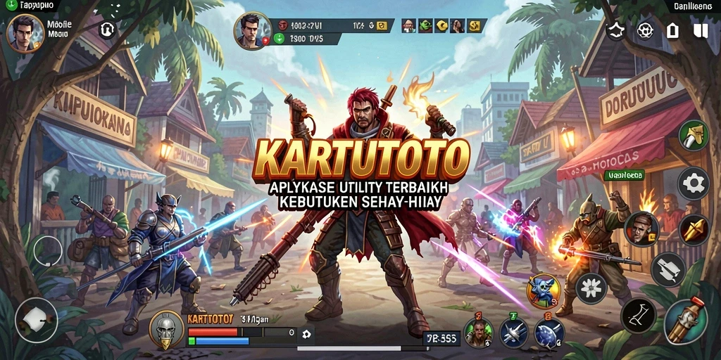 Tampilan utama KARTUTOTO dengan fitur utilitas yang memudahkan pengguna.