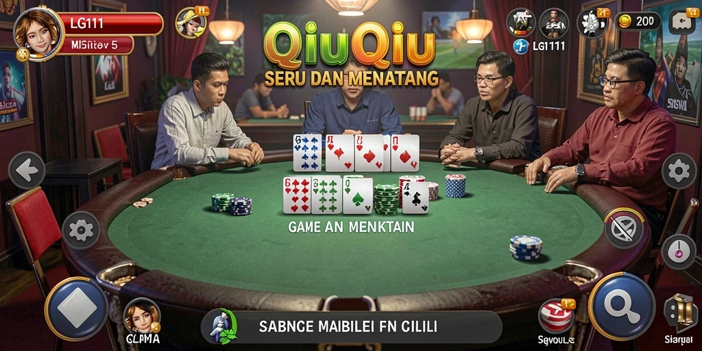Tampilan gameplay menarik dari LG111 dengan suasana QiuQiu.