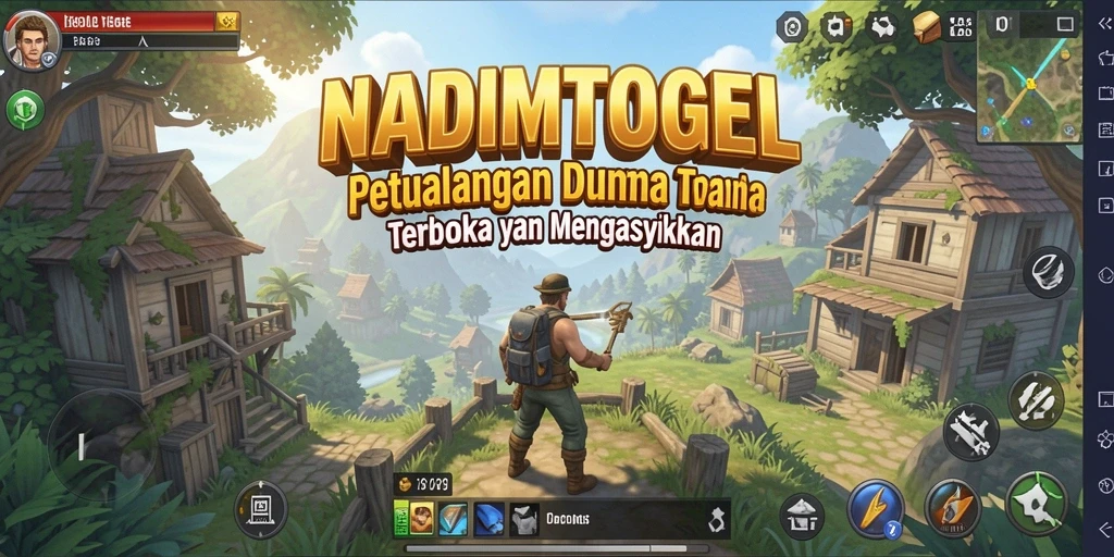 Tangkapan layar NADIMTOGEL menampilkan keseruan gameplay Open World yang luas.