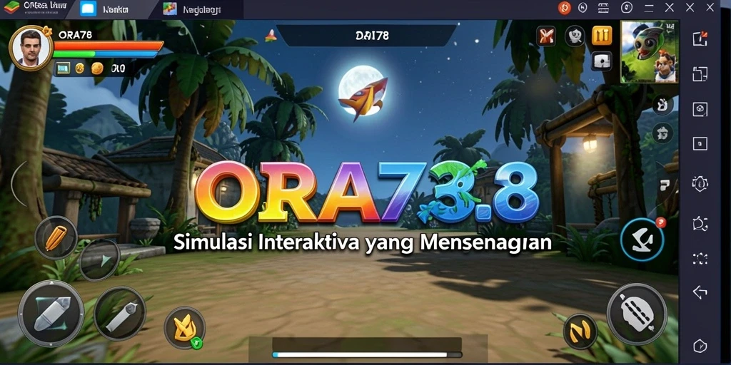 Tangkapan layar dari gameplay ORA78 yang menunjukkan desain kreatif.