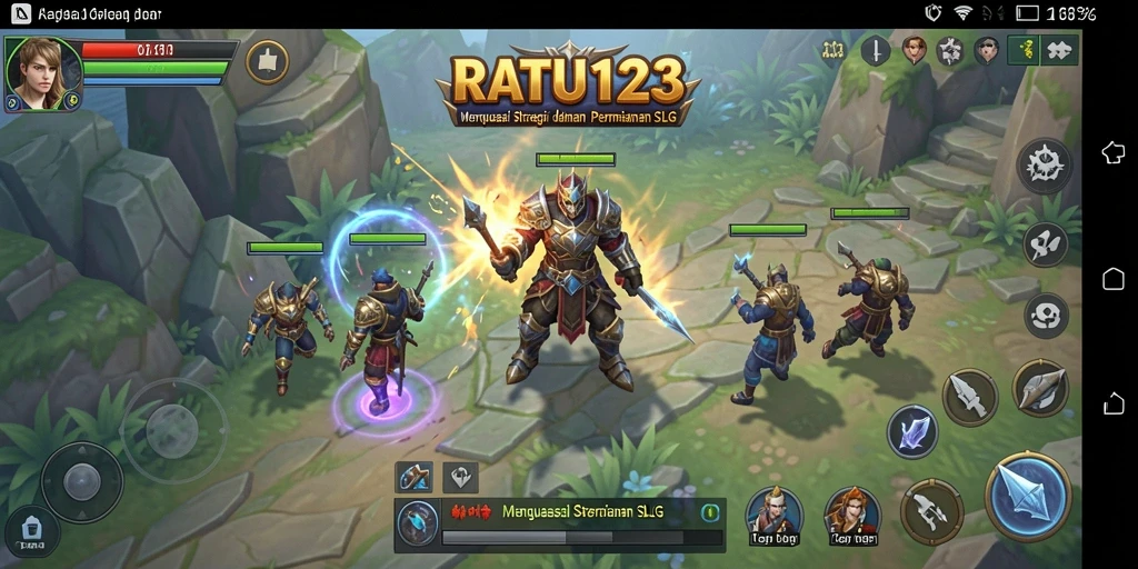 Tampilan gameplay menarik dari RATU123 yang strategis.