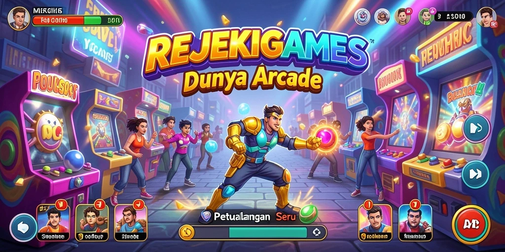 Tampilan gameplay seru dan menantang di REJEKIGAMES.