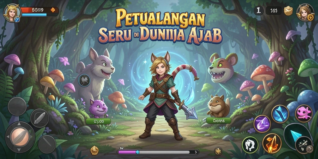 Screenshot ZK9 menampilkan petualangan mendebarkan dalam dunia yang fantastis.